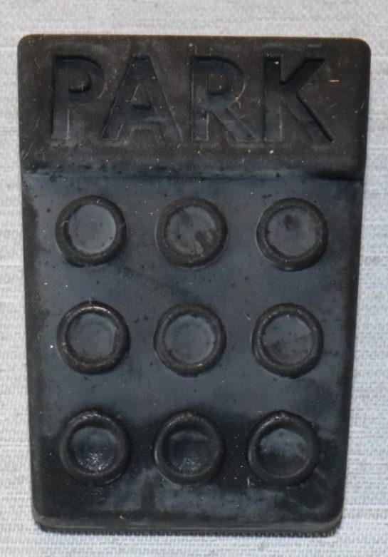 Pedalgummi för park-broms 1962-65 Mopar