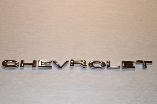 Bokstäver "Chevrolet"