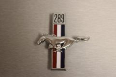 Emblem "289" Running Horse