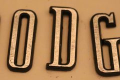 Bokstäver  "Dodge" 1970-74 Challenger  1966 Dart