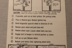 Jack Instruction Valiant 1965