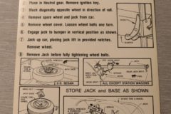 Jack Instruction Fury 1965