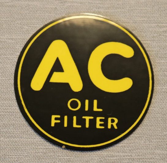 AC Oil Filter Cannister Dekal Buick 1946-48