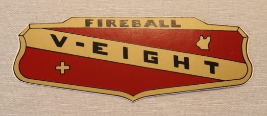 Ventilkåps Dekal Buick Fireball V8 1953-55