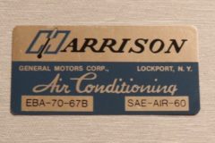 Air Cond. Dekal 1967 Cadillac
