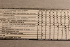 Wehicle safety Schedule Dekal 1971 Cadillac