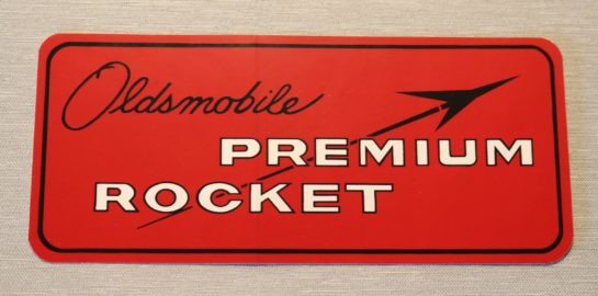 Luftrenar Dekal Oldsmobile Premium Rocket 1960