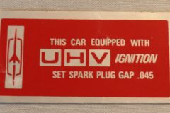 UHV Ignition Dekal Oldsmobile 1966-67