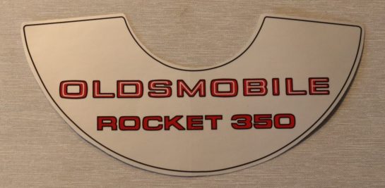 Luftrenar Dekal Oldsmobile Rocket 350 1969-72
