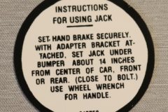 Jack Base Dekal Pontiac 1957