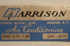 Harrison Air Condition Dekal Pontiac 1967