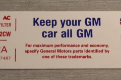 Keep Your GM All GM Luftrenardekal Pontiac 1972-73