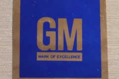 GM Mark Of Exellance Chevrolet 1967-75