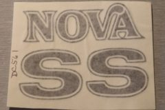 Skärmdekal Nova SS 1975-76