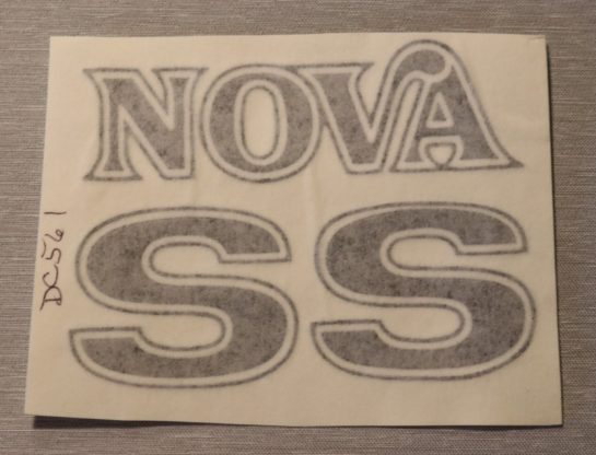 Skärmdekal Nova SS 1975-76