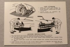 Jack Instruction Dekal Lincoln 1956-57