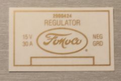 Voltage Regulator Dekal Ford 1958-61