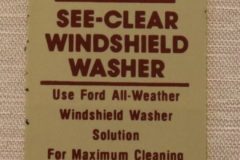 Windshield Wascher Bottle BRKT. Dekal Ford 1952-54