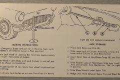 Jack Instruction Dekal T-Bird 1957