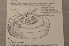 Jack Instruction Dekal Ford Fullsize 1963