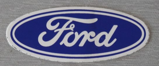 Ford Dekal Ford Oval 3-1/2