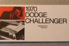 Instruktionsbok 1970 Challenger