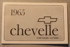 Instruktionsbok, Chevelle 65