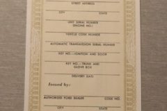 Service Policy Ford 1959