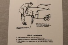 Jack Instruction Lincoln 1961-63
