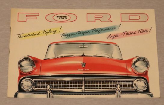 Försäljningsbroschyr Ford 1955