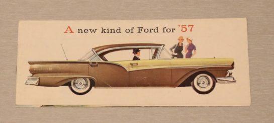 Försäljningsbroschyr Ford 1957