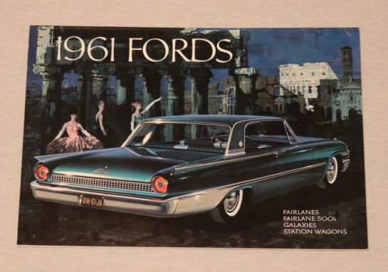 Försäljningsbroschyr Ford 1961