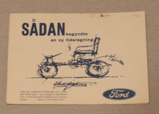 Försäljningsbroschyr Ford, Mercury 1962