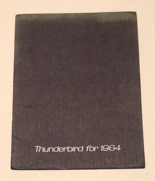 Försäljningsbroschyr 1964 Thunderbird