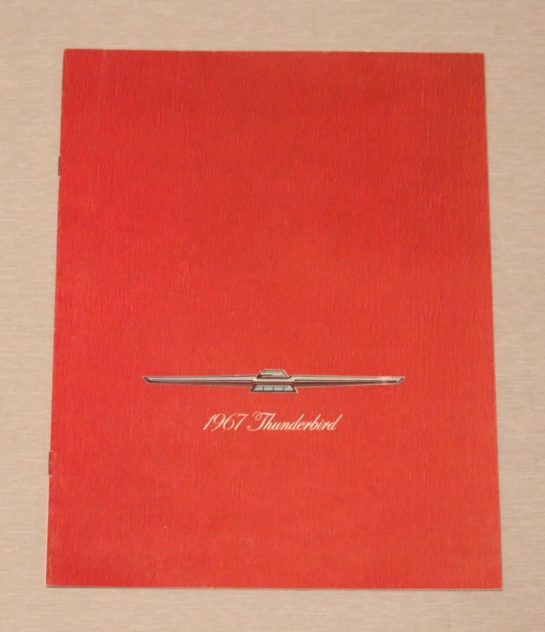 Försäljningsbroschyr Thunderbird 1967