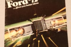 Försäljningsbroschyr Ford 1972