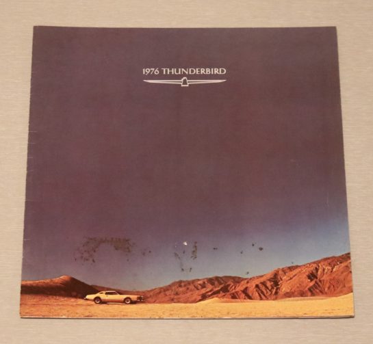 Försäljningsbroschyr Thunderbird 1976