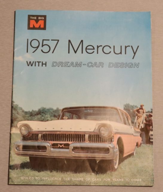 Försäljningsbroschyr 1957 Mercury