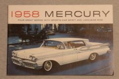 Försäljninsbroschyr Mercury 1958
