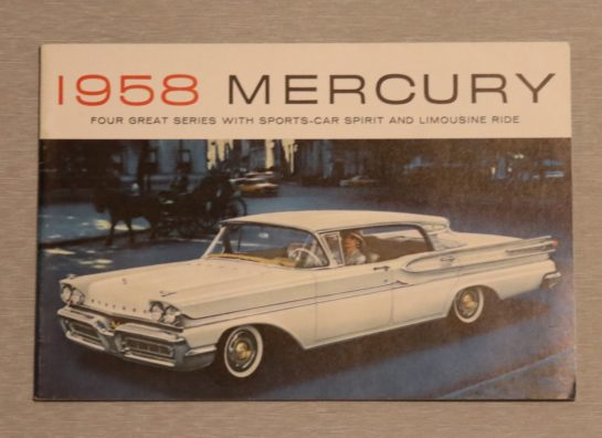 Försäljninsbroschyr Mercury 1958