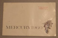 Försäljningsbroschyr Mercury 1960