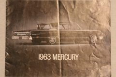 Försäljningsbroschyr Mercury 1963