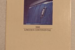 Försäljningsbroschyr 1988 Lincoln