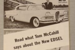 Försäljningsbroschyr Edsel 58