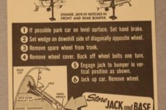 Jack Instruction Dekal DeSoto 1958