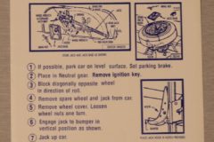 Jack Instruction Chrysler 1968