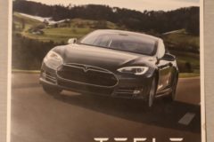 Försäljningsbroschyr Tesla Model S