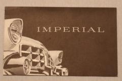 Försäljningsbroschyr Imperial 1956