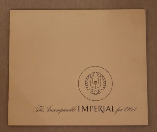 Försäljningsbroschyr Imperial 1964