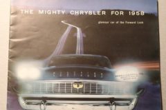 Försäljningsbroschyr Chrysler 1958